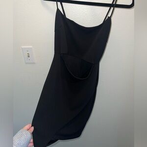 Lulu’s bodycon cut out black dress